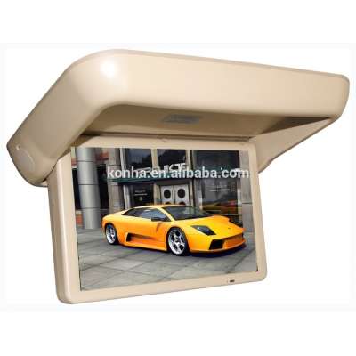 Cheap 22 Inch LCD filp down Advertising Display Monitor for bus