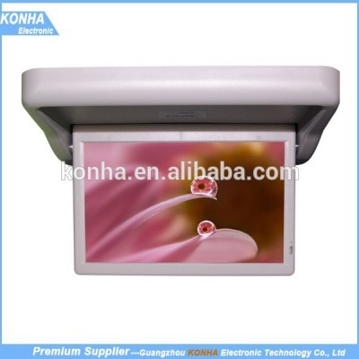 15 inch Flip Down Roof Mount Car TFT LCD Color Monitor